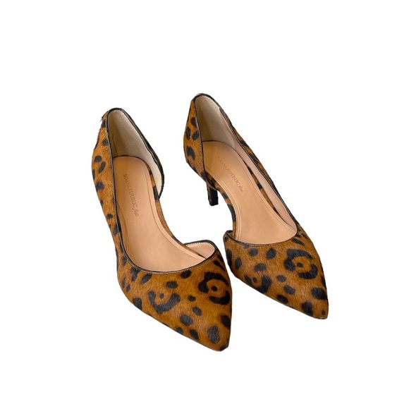 Banana Republic Shoes - Banana Republic flex leopard calf hair heels EUC size 7